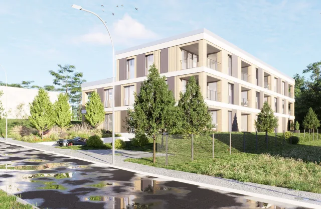 Vizualizace Bytový dům II – záběr 1