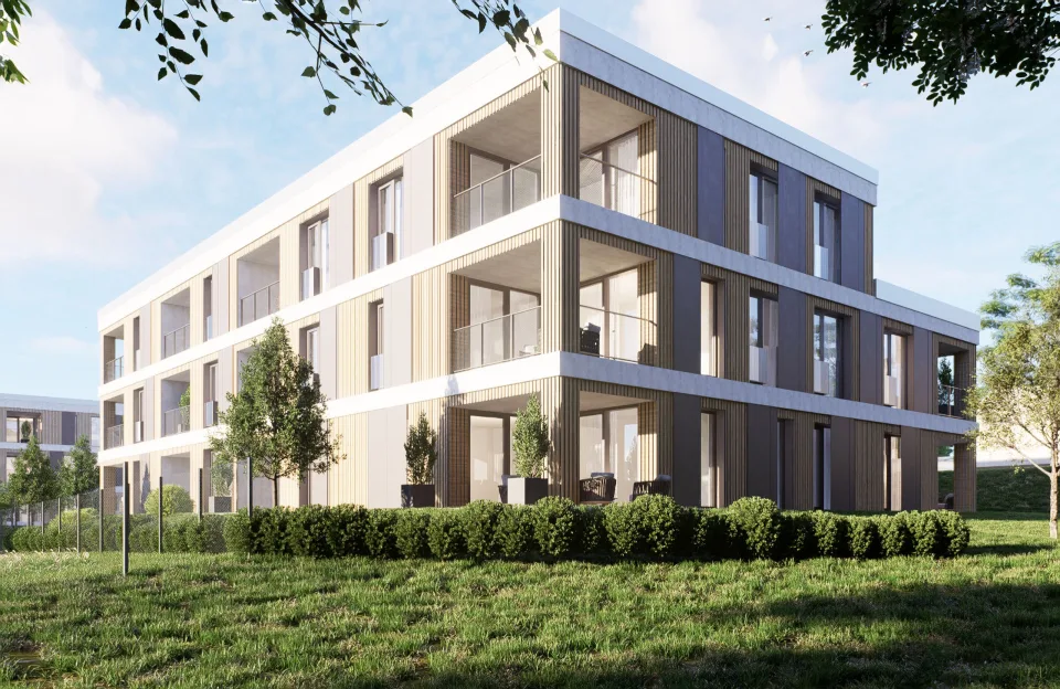 Vizualizace Bytový dům II – Nové Město na Moravě